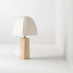 Lampe de table avec base en bois, source de lumière LED, ampoule E27, éclairage décoratif pour la maison, salon, chambre à coucher - Product Image 4