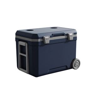 Custom Logo Wholesale Food Preservation Freezer Multi-functional Picnic Ice Insulated <b>Cooler</b> <b>Box</b> 45l with Wheels and Handle - Product Image 2