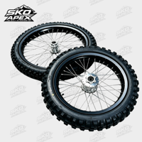 SKOAX Sur-Ron Light Bee X LBX Noir, jeu de roues 19/16 pouces, construction légère, utilisation tout-terrain et sur sentier, performances hors route, ajustement direct