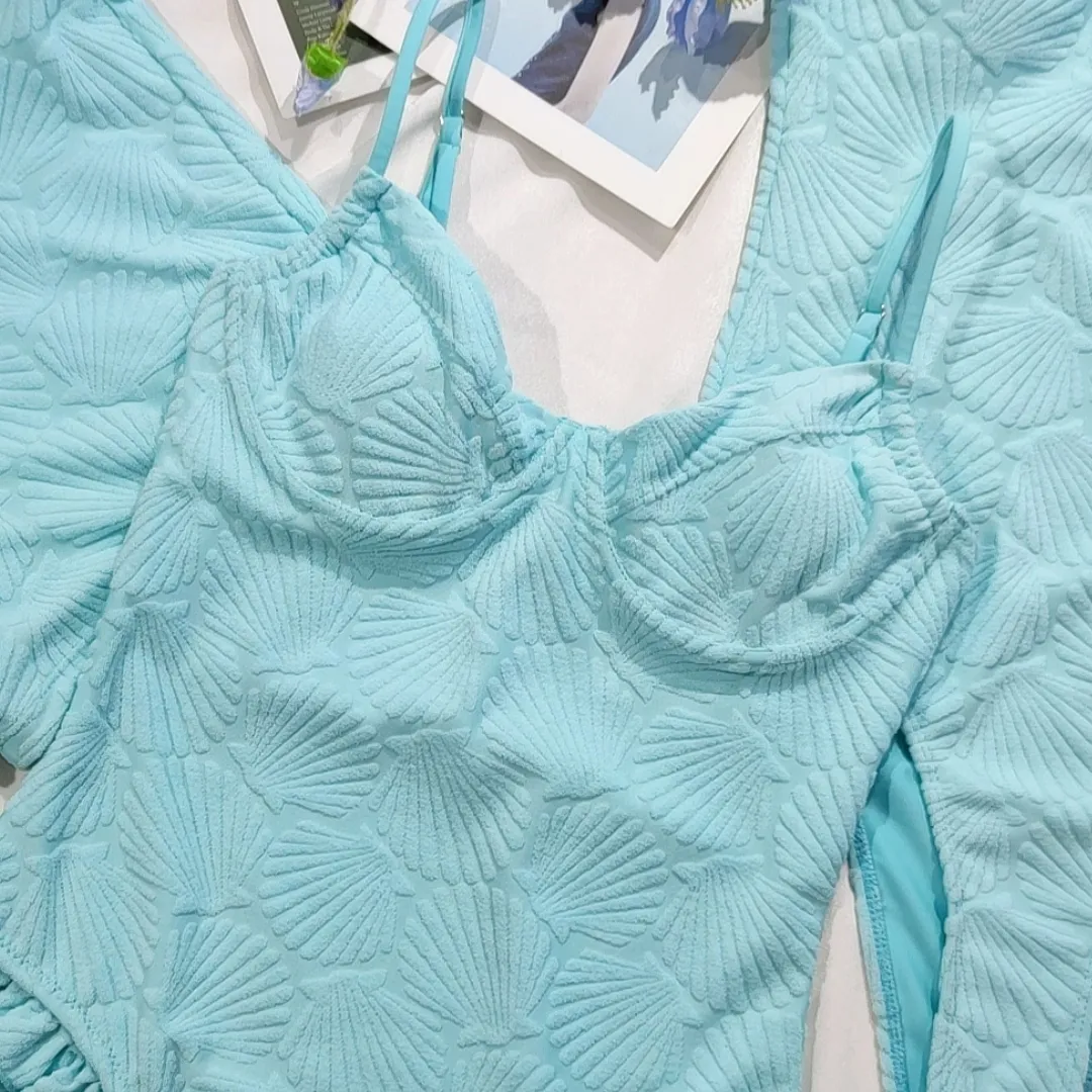 디자인 색상 제한 비키니 수영복 승화 인쇄 사용자 정의 두 조각 수영복 & 비치웨어