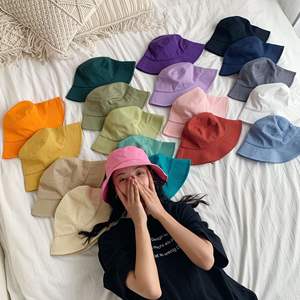 Новый сезон, дизайнерские шапки WoZhen из органического хлопка, Панама унисекс без рисунка - Product Image 3