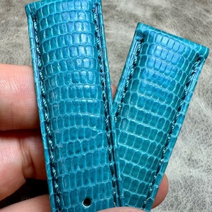 Odian sangles sur mesure peau de lézard sur mesure peau d'autruche diable peau de poisson montre ceinture - Product Image 1