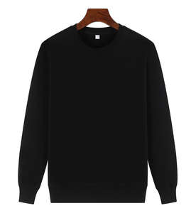 <span class=keywords><strong>Felpe</strong></span> con <span class=keywords><strong>Logo</strong></span> personalizzato all'ingrosso a buon mercato Plain nero felpa Unisex felpa girocollo <span class=keywords><strong>senza</strong></span> cappuccio - Product Image 2