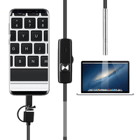Prix usine Module de caméra endoscopique industrielle 3-en-1 USB HD 720P CMOS OV9734 pour conduit de climatisation et inspection, 3,9 mm