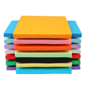Papel de Color para escuela y oficina, papel de pulpa virgen, A4, colores mezclados, 100%