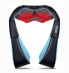 Cinturón de masaje eléctrico para el cuidado de la salud, con temporizador automático masajeador de cuello y hombros, 8 rotación, 3D, <span class=keywords><strong>Shiatsu</strong></span>, 2022 - Product Image 1