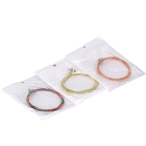 สายกีตาร์ ฟอสฟอรัสคอปเปอร์ สายกีตาร์อะคูสติกแบบพื้นบ้าน บรรจุแยกชิ้น - Product Image 3