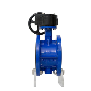 เกียร์หนอนแบบแมนนวล D342X-10/16Q แบบสองแกนเอ็กเซ็นทริค พร้อมหน้าแปลน DN50-DN800 รับผลิตแบบ OEM ODM สำหรับระบบน้ำ ระบบ HVAC และท่ออุตสาหกรรม - Product Image 3