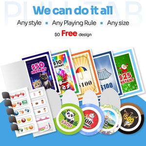 <span class=keywords><strong>Prix</strong></span> usine personnalisé Pull Tab Lotto impression numérique Peel-and-win impression instantanée Pull Tab Card - Product Image 5