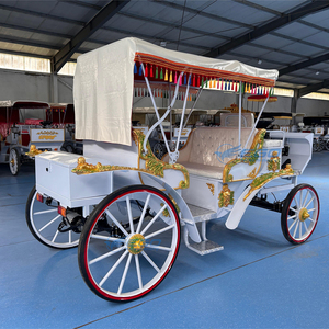Nouvelle calèche royale électrique de type sculpture, prix usine, à vendre pour parcs, mariages et transport spécial touristique - Product Image 5