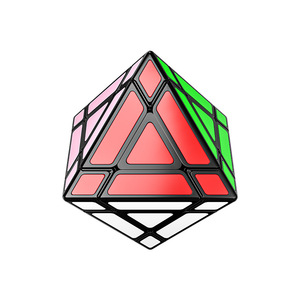 Cube Rubik octaédrique 3x3, triangle FTO, pyramide irrégulière, jouet de puzzle pour adolescents, cube magique stimulant le cerveau - Product Image 1