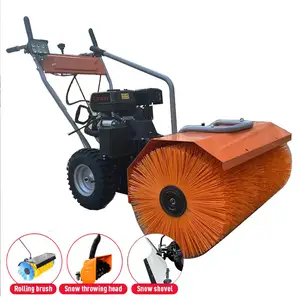 Salju blower traktor 24 inci mesin 4 maju 6hp penyapu salju