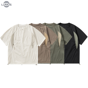 Camiseta Deportiva de Secado Rápido para <span class=keywords><strong>Hombre</strong></span>, Personalizada al por Mayor, con Estampado de Patchwork, Poliamida y Elastano, para Gimnasio y Running, Manga Corta - Product Image 1