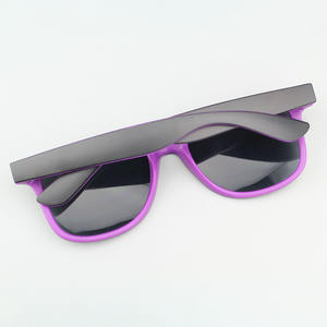 Venta al por mayor 2025 gafas de sol de diseñador para hombres mujeres logotipo personalizado púrpura cuadrado gafas de sol de plástico gafas de sol personalizadas - Product Image 6