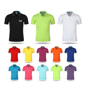 Camisetas de polo de <span class=keywords><strong>golf</strong></span> de manga corta de estilo informal con logotipo personalizado al por mayor, camisetas de polo lisas promocionales para hombres y mujeres - Product Image 4