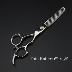 Tijeras <span class=keywords><strong>de</strong></span> peluquería <span class=keywords><strong>de</strong></span> alta calidad <span class=keywords><strong>de</strong></span> 6.0 pulgadas con <span class=keywords><strong>corte</strong></span> <span class=keywords><strong>de</strong></span> espina <span class=keywords><strong>de</strong></span> pescado, sin costuras, dientes en <span class=keywords><strong>V</strong></span> y rodamientos tipo asta, para moda, belleza y barbería HS-008 - Product Image 2