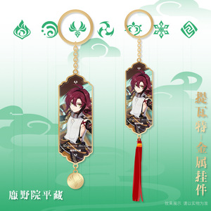 Llavero de Metal al por Mayor con 27 Diseños de Anime, Colgante Doble, Tighnari, Cyno, Shikanoin Heizou, Accesorios de Cosplay, 15 cm - Product Image 5