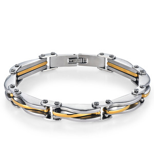Fashion Hip Hop Stainless Steel Bracelet Vintage Wrist Chain Jewelry For <b>Men</b> Wholesale - Product Image 6