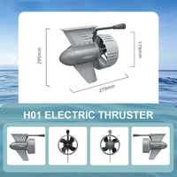 Hélice RS H01 à grande capacité de batterie et autonomie prolongée, étanche et durable pour SUP et utilisation en mer
