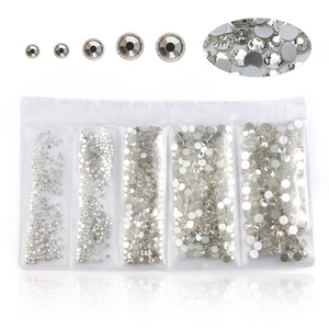 <span class=keywords><strong>Strass</strong></span> AB en cristal coloré pour <span class=keywords><strong>Nail</strong></span> <span class=keywords><strong>Art</strong></span>, dos plat à paillettes Super paillettes, pièces - Product Image 3