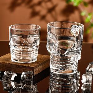 وصل حديثًا شفاف Ru Star زجاج جمجمة 55 طلقة لنبيذ تيكيلا براندي فودكا ويسكي - Product Image 6