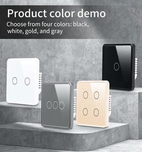 DUOMEI 1/2/3/4連スマートライトスイッチ Zigbee ワイヤレス Wifi タッチガラスパネル UK EU Tuya対応 Alexa Bluetooth対応 ウォールスイッチ - Product Image 3