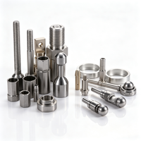 Komponen Aluminium dan Baja yang Dimesin CNC Industri 5 Axis Kustom dari Kuningan
