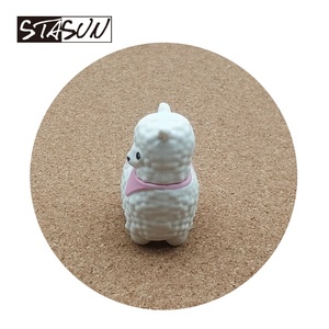 STASUN New Mới Lạ Phổ Biến TPR Dễ Thương Động Vật 3D Pacos LLAMA Tẩy Quà Tặng Lama Alpacos <span class=keywords><strong>Shape</strong></span> Eraser Eraser Cao Su Văn Phòng Phẩm Bút Chì - Product Image 3