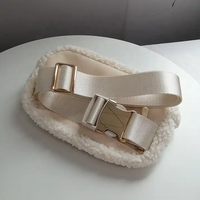 Sac banane en polaire personnalisé à faible MOQ, style doudoune, pour la course et le quotidien, avec logo