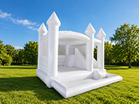 Structure gonflable de jeux pour enfants sur le thème du cirque JIALE JL-3003, avec toboggan, 4x4x3,3m, PVC, pour extérieur