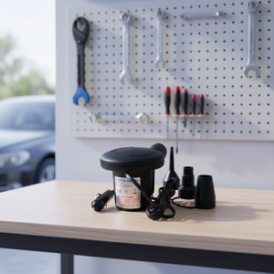 Pompe à air électrique 110v <span class=keywords><strong>220v</strong></span> <span class=keywords><strong>12v</strong></span>, <span class=keywords><strong>gonfleur</strong></span> automatique de ballons, pompe en plastique portable - Product Image 3