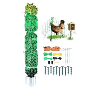 Kit de Malla Eléctrica para Aves de Corral de Fácil Instalación, 48' x 164', 0.12 Joules, Valla para Pollos y Patos, Rejilla, Puertas - Product Image 2