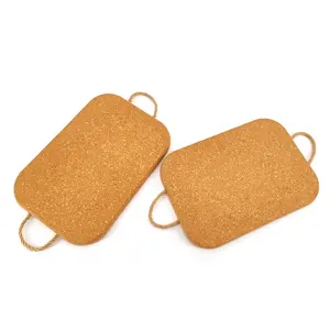 Cork Pot Mat Heat Resistant Drinks Holder Dropshipping Natural Wooden Pad Tableware Drink cork Coasters