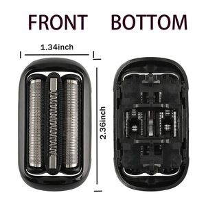 Lame de rechange premium pour rasoir électrique Série 7 Nouvelle Génération 74S, tête de rasoir argentée, accessoire - Product Image 2