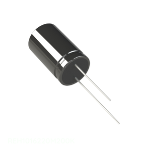 Condensador de Canal de Fabricante, Tipo Through Hole, Aluminio, 22uF, 20%, 200V, Radial TH, 22 uF, REH1016220M200K - Product Image 1