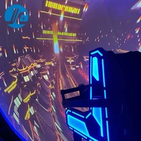 Ensemble de jeux d'arcade VR JC Indoor Amusement Machines, expérience de réalité virtuelle, cinéma dôme 9D, écran incurvé 3840Hz pour centre commercial