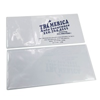 Porta Tarjetas de Seguro de PVC con Logotipo Personalizado, Funda de Plástico para Documentos de Políticas, para Certificado de Auto, Regalo Promocional