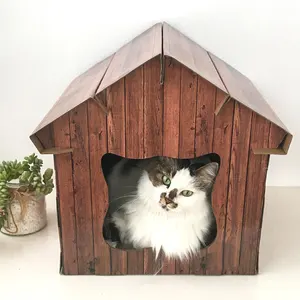 Winter Feral De Buiten Huisdier Veilig Kitty Waterdichte Kat Huis Voor Straat Kat