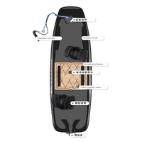 Planche de surf électrique hydrofoil modèle A03174 la plus vendue, haute puissance, en fibre de carbone, unisexe, logos personnalisables en usine, utilisation en mer, toutes utilisations