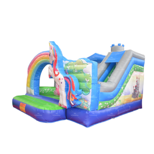 Château gonflable <span class=keywords><strong>licorne</strong></span> personnalisable pour enfants pour les célébrations d'<span class=keywords><strong>anniversaire</strong></span> de divertissement en plein air ou les locations commerciales - Product Image 2