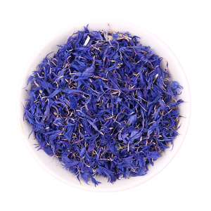 100% натуральные сушеные лепестки василька сапфирово-синего цвета, съедобные, натуральный пищевой краситель, веганский продукт - Product Image 1