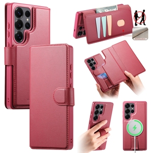 Funda Magnética 2 en 1 Inalámbrica para Teléfono Samsung S24/S25 Edge/S26, Funda Tipo Cartera a Prueba de Golpes para <span class=keywords><strong>iPhone</strong></span> 16E/17 Air/15 - Product Image 6