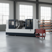 Centre de tournage CNC robuste à banc incliné, mini-tour avec commande CNC 12 axes haute précision