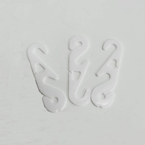 Juke Plastics Plastic PP <b>Hooks</b> <b>S</b> Shaped White Adjustable Ear Protector For Mask Cross Border Ecommerce Factory Stock - Product Image 3