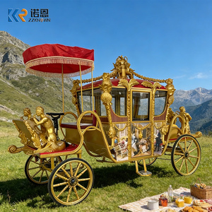 Magnifique calèche royale OEM pour mariage, site panoramique, remorque, calèche royale à chevaux - Product Image 1