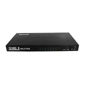 1x8 Port HDTV Splitter 4K x 2k 1 in 8 Out Audio Video Verteiler Box 1x8 HDTV Splitter für STB DVD PS3 Projektor