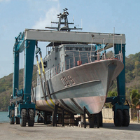 Grue de levage hydraulique pour bateaux de 150 tonnes, 200 tonnes, 500 tonnes, avec moteur