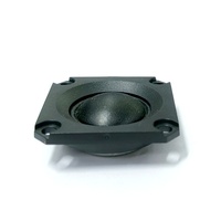 Fabricant chinois de haut-parleurs OEM, 39*39MM carré, 6 Ohm, 15W, dôme en soie, 93.2dB, tweeter audio domestique avec certification RoHS