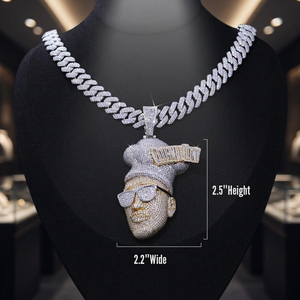 Collar con Colgante de Cadena Gótica de Plata 925, Ajustable, con Corazón, Perla y Diamante, Regalo para el Día de San Valentín, Accesorio de Moda para Ella, Hecho con Gemas RB - Product Image 2