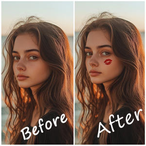 Tatuaggi Temporanei Romantici a Forma di Cuore Rosso con Testo 'Ti Amo', Non Tossici, per Feste di San Valentino, Vendita all'Ingrosso - Product Image 3